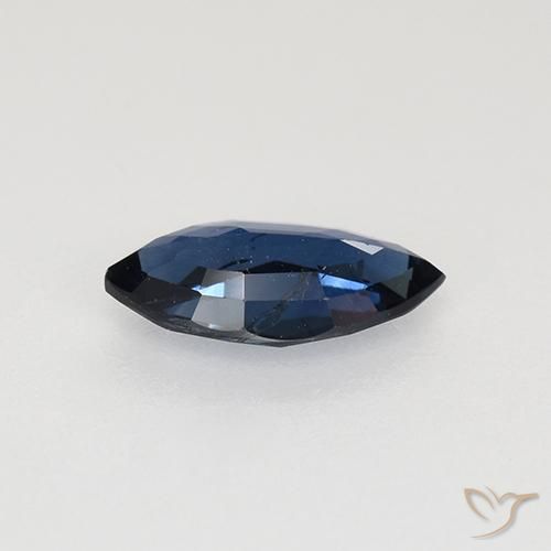 Safira Azul profundo Natural 0.64ct, Marquesa, VS