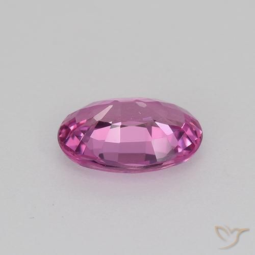 Safira roxo médio Natural 0.69ct, oval, VVS