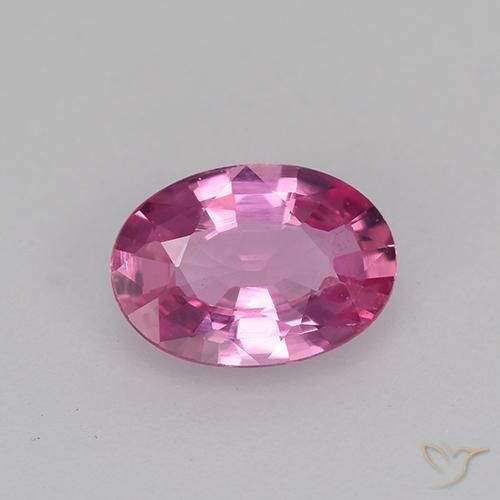 0.62ct Natural roxo médio Safira, oval, VVS