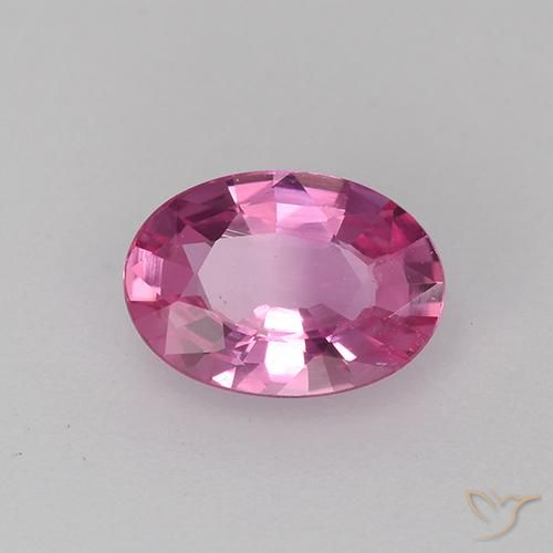 Safira roxo médio Natural 0.62ct, oval, VVS
