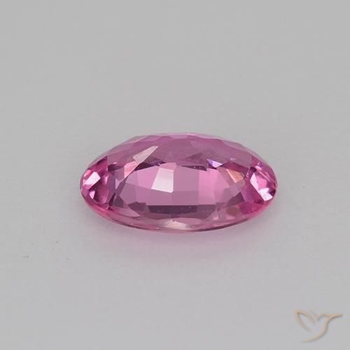 Safira roxo médio Natural 0.62ct, oval, VVS
