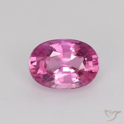 0.80ct Natural roxo avermelhado Safira, oval, VVS