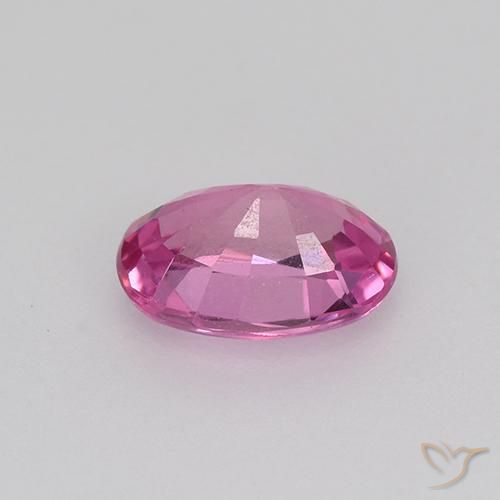 Safira roxo avermelhado Natural 0.80ct, oval, VVS