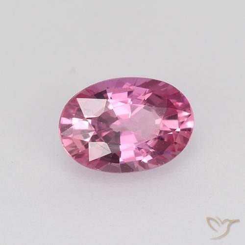 Safira Roxo rosado Natural 0.73ct, oval, VVS