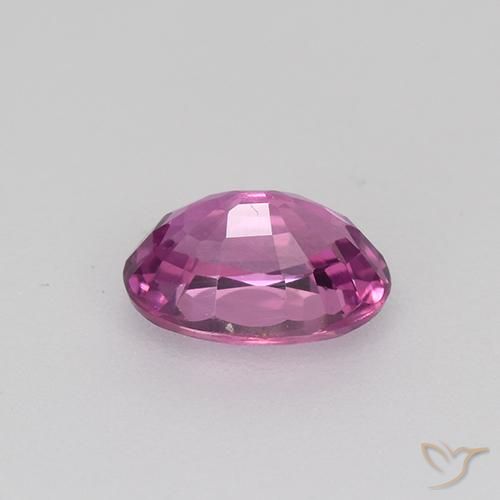Safira roxo avermelhado Natural 0.71ct, oval, VVS
