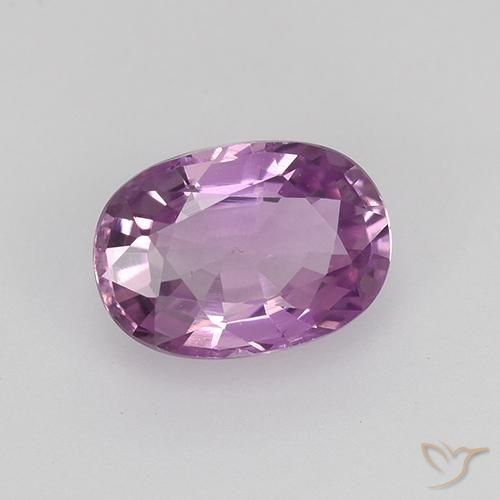 Safira Roxo profundo Natural 0.90ct, oval, VVS