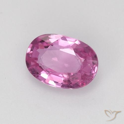 Safira Roxo Real Rosa Natural 0.70ct, oval, VVS-VS