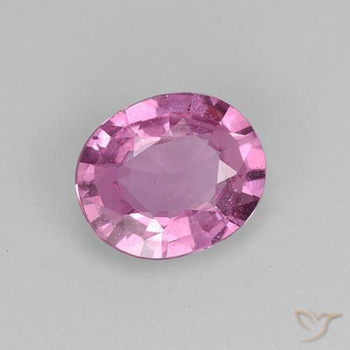 Safira Rosa escuro Natural 0.63ct, oval, VVS-VS