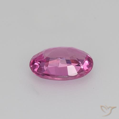 Safira rosa médio Natural 0.68ct, oval, VVS-VS