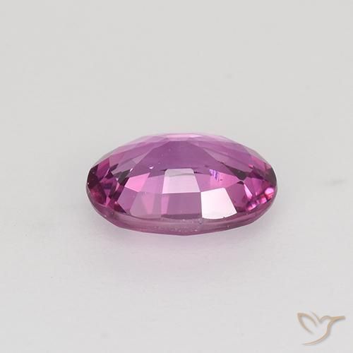 Safira roxo médio Natural 0.82ct, oval, VVS-VS