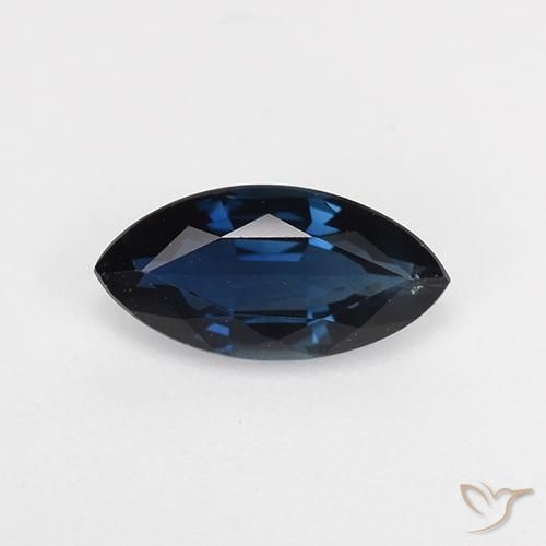 0.74ct Natural Noite azul Safira, Marquesa, VVS-VS