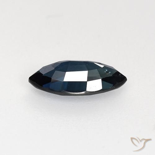 Safira Noite azul Natural 0.74ct, Marquesa, VVS-VS