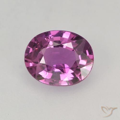 0.68ct Natural Roxo Rosado Intenso Safira, oval, VVS