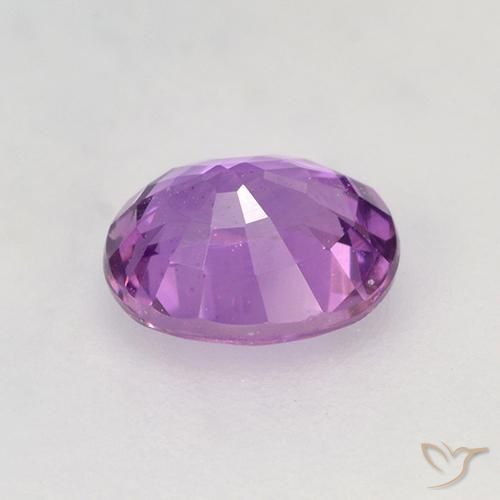 Safira Violeta médio Natural 0.76ct, oval, VVS-VS