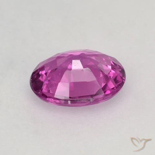 Safira Roxo Rosa Natural 0.65ct, oval, VVS