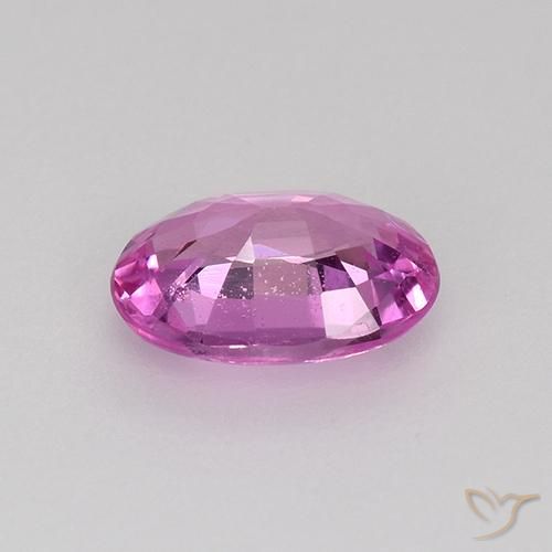 Safira Roxo Rosado Profundo Natural 0.64ct, oval, VVS-VS