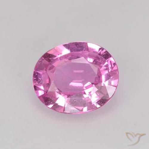 0.73ct Natural Roxo Real Rosa Safira, oval, VS