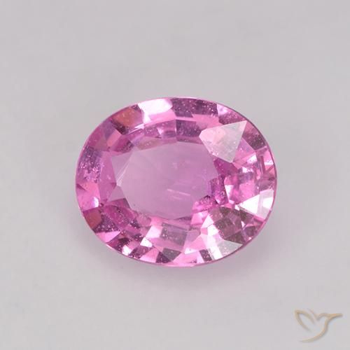 Safira Roxo Real Rosa Natural 0.73ct, oval, VS