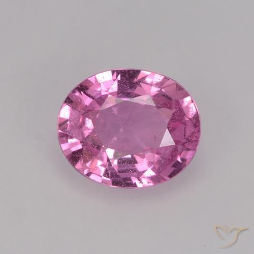 0.78ct Natural Roxo Real Rosa Safira, oval, VS