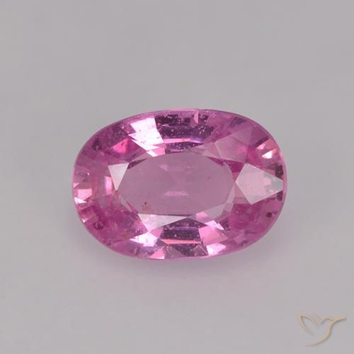 0.73ct Natural rosa médio Safira, oval, VS