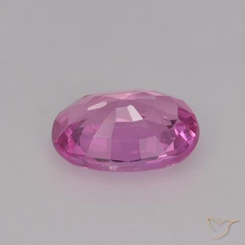 Safira rosa médio Natural 0.73ct, oval, VS