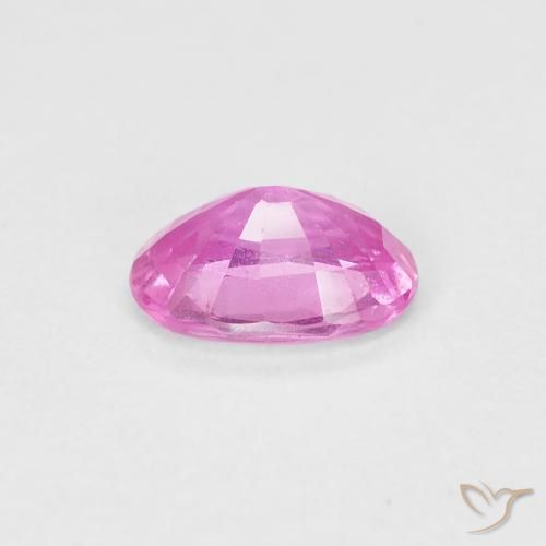 Safira Rosa quente Natural 0.79ct, oval, VS