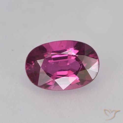 0.55ct Natural Roxo Brilhante Safira, oval, VVS-VS