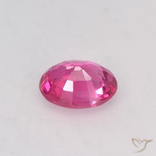 Safira Rosa quente Natural 0.42ct, oval, VVS-VS