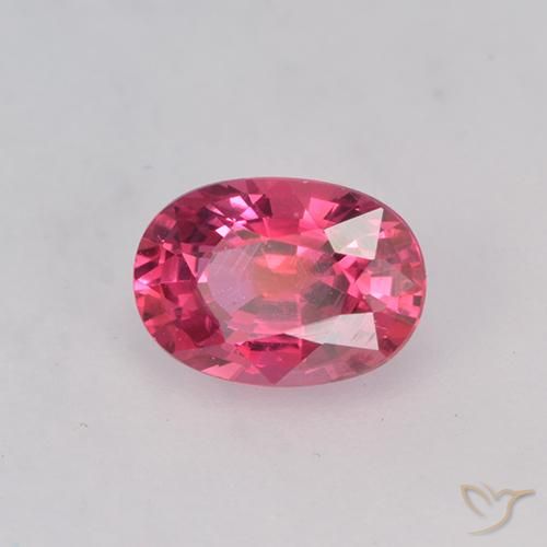 Safira Rosa Intenso Natural 0.58ct, oval, VVS-VS