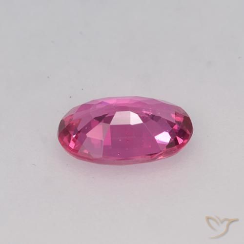 Safira Rosa quente Natural 0.49ct, oval, VVS-VS