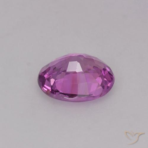 Safira Roxo Rosado Profundo Natural 0.79ct, oval, VVS-VS
