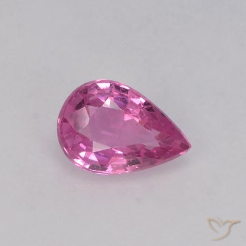 0.67ct Natural Roxo Intenso Safira, Formato de pêra, VVS-VS