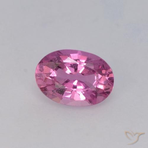 0.71ct Natural roxo avermelhado Safira, oval, VVS-VS