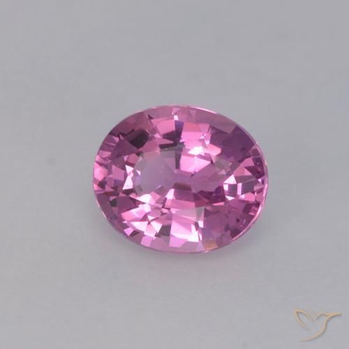 Safira Roxo Rosado Profundo Natural 0.86ct, oval, VVS-VS