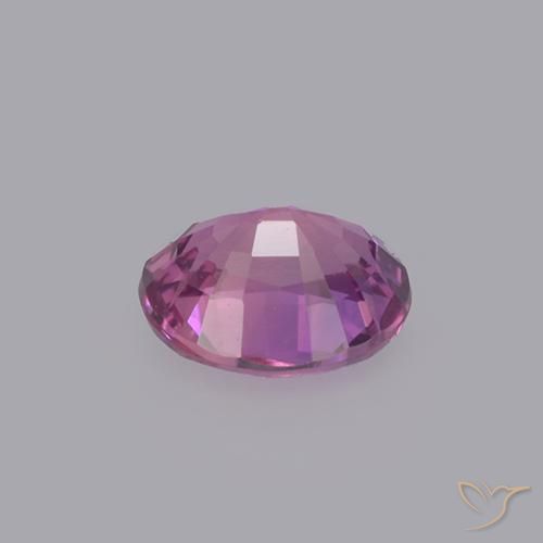 Safira Roxo Rosado Profundo Natural 0.86ct, oval, VVS-VS
