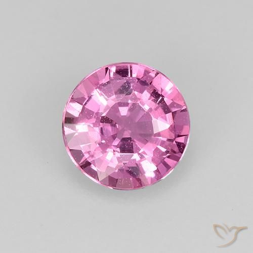 0.48ct Natural roxo médio Safira, Redondo, VVS-VS