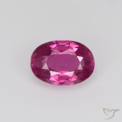 0.52ct Natural Magenta-Rosa Safira, oval, VVS-VS