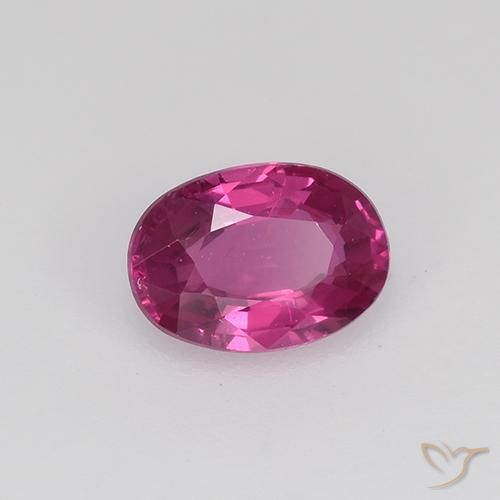Safira Magenta-Rosa Natural 0.52ct, oval, VVS-VS