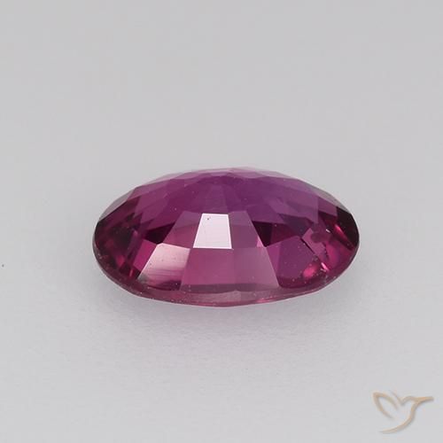 Safira Roxo escuro Natural 0.73ct, oval, VVS-VS