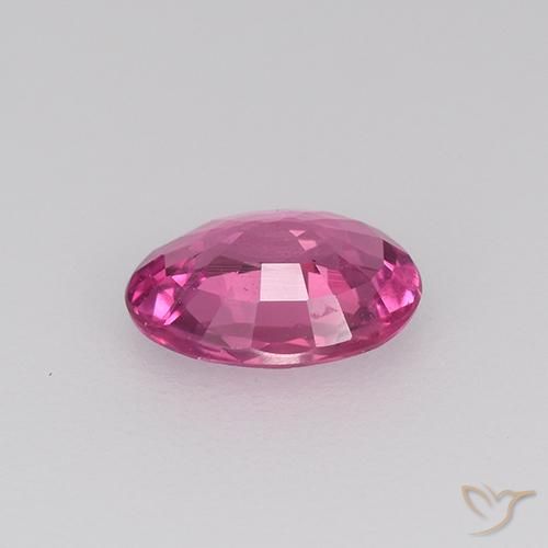 Safira roxo médio Natural 0.60ct, oval, VVS-VS