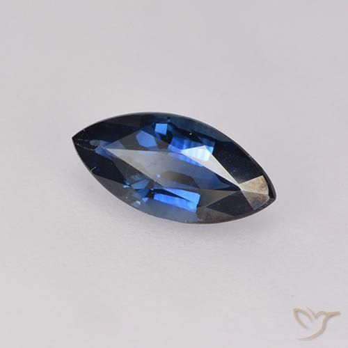 Safira Crepúsculo Azul Natural 0.60ct, Marquesa, VVS-VS