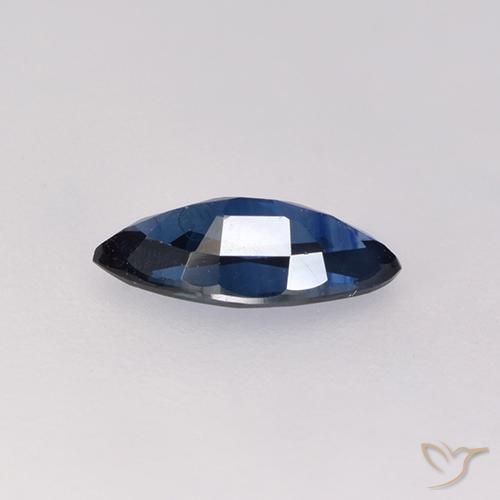 Safira Crepúsculo Azul Natural 0.60ct, Marquesa, VVS-VS