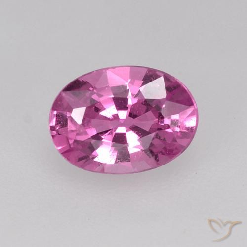 0.69ct Natural roxo médio Safira, oval, VVS-VS