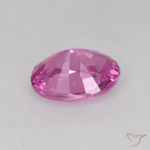 Safira roxo médio Natural 0.69ct, oval, VVS-VS