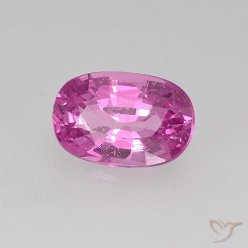Safira Roxo Rosado Brilhante Natural 0.78ct, oval, VVS-VS
