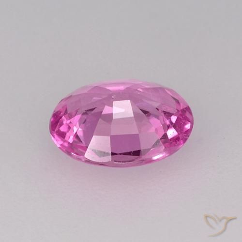 Safira Rosa escuro Natural 0.70ct, oval, VVS-VS