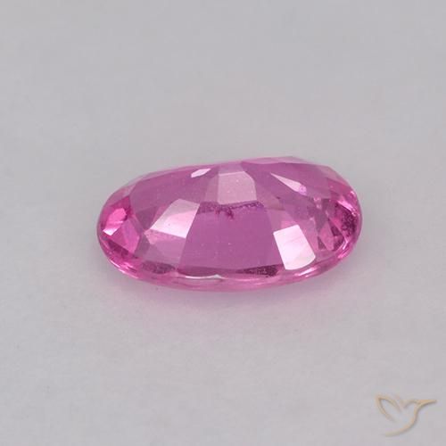 Safira Rosa escuro Natural 0.66ct, oval, VS
