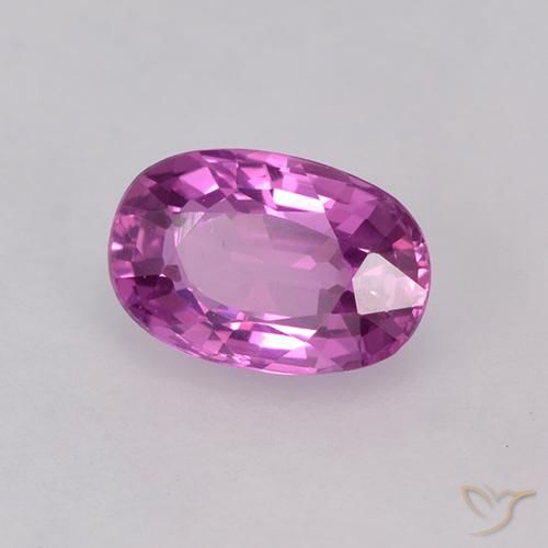 Safira Magenta Brilhante Natural 0.85ct, oval, VVS