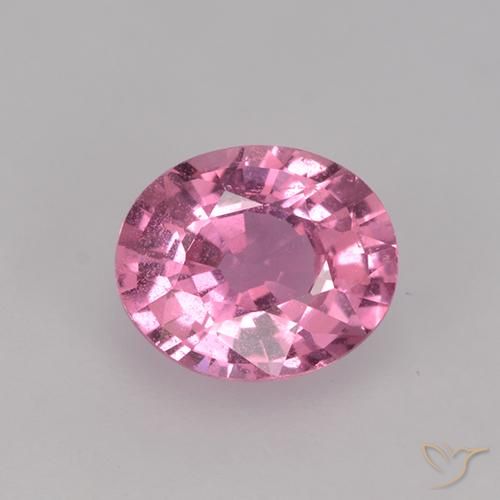 0.78ct Natural Rosa quente Safira, oval, VS