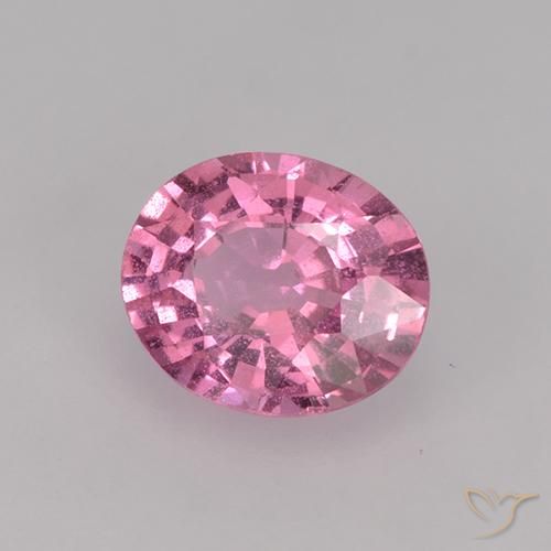 Safira Rosa quente Natural 0.78ct, oval, VS